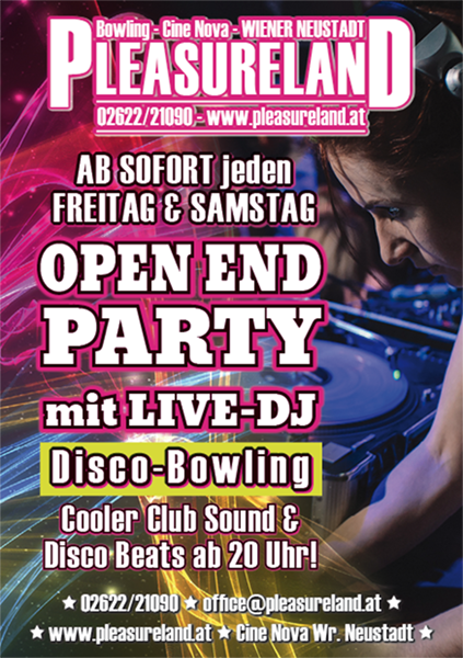 Disco-Bowling mit Live-DJ